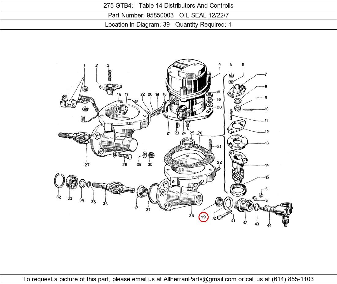 Ferrari Part 95850003