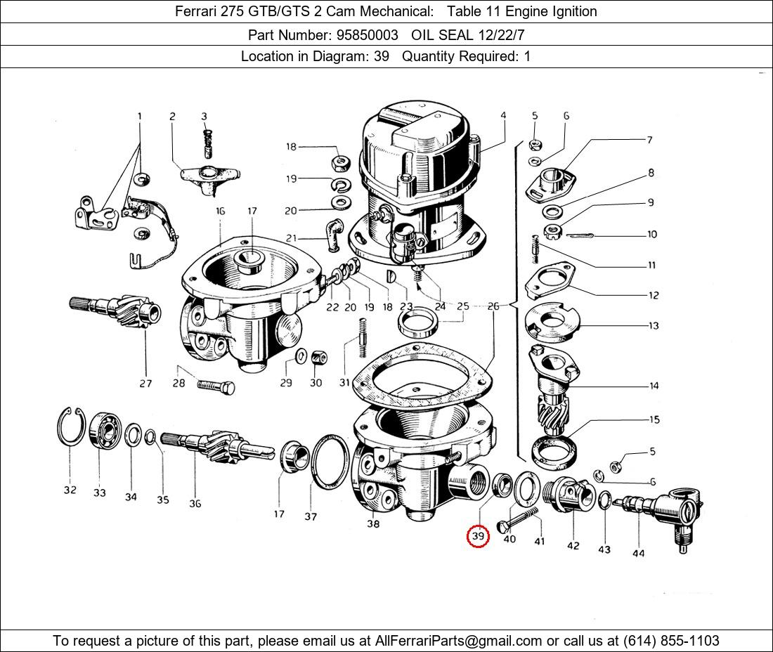 Ferrari Part 95850003