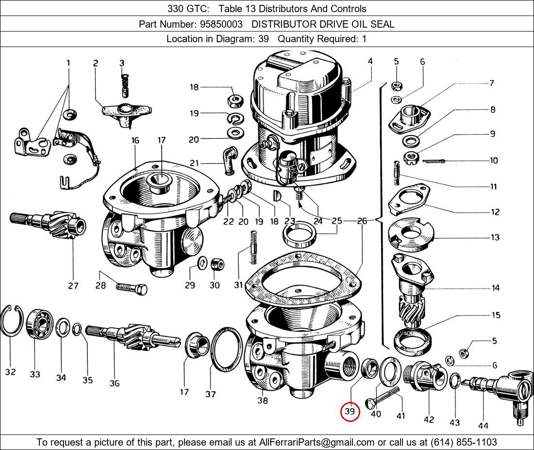 Ferrari Part 95850003