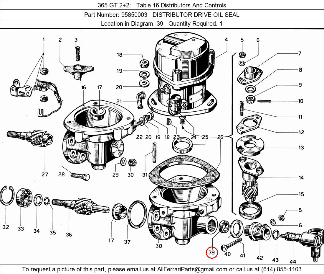 Ferrari Part 95850003