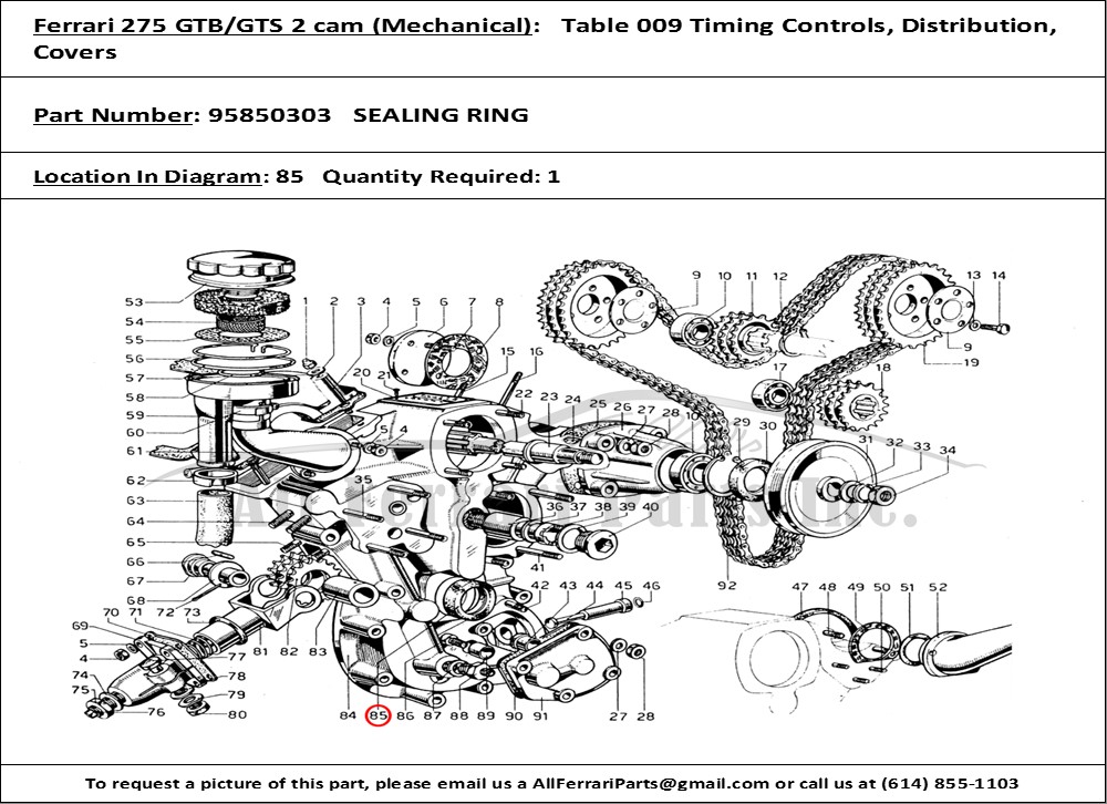 Ferrari Part 95850303