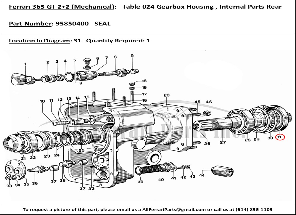 Ferrari Part 95850400