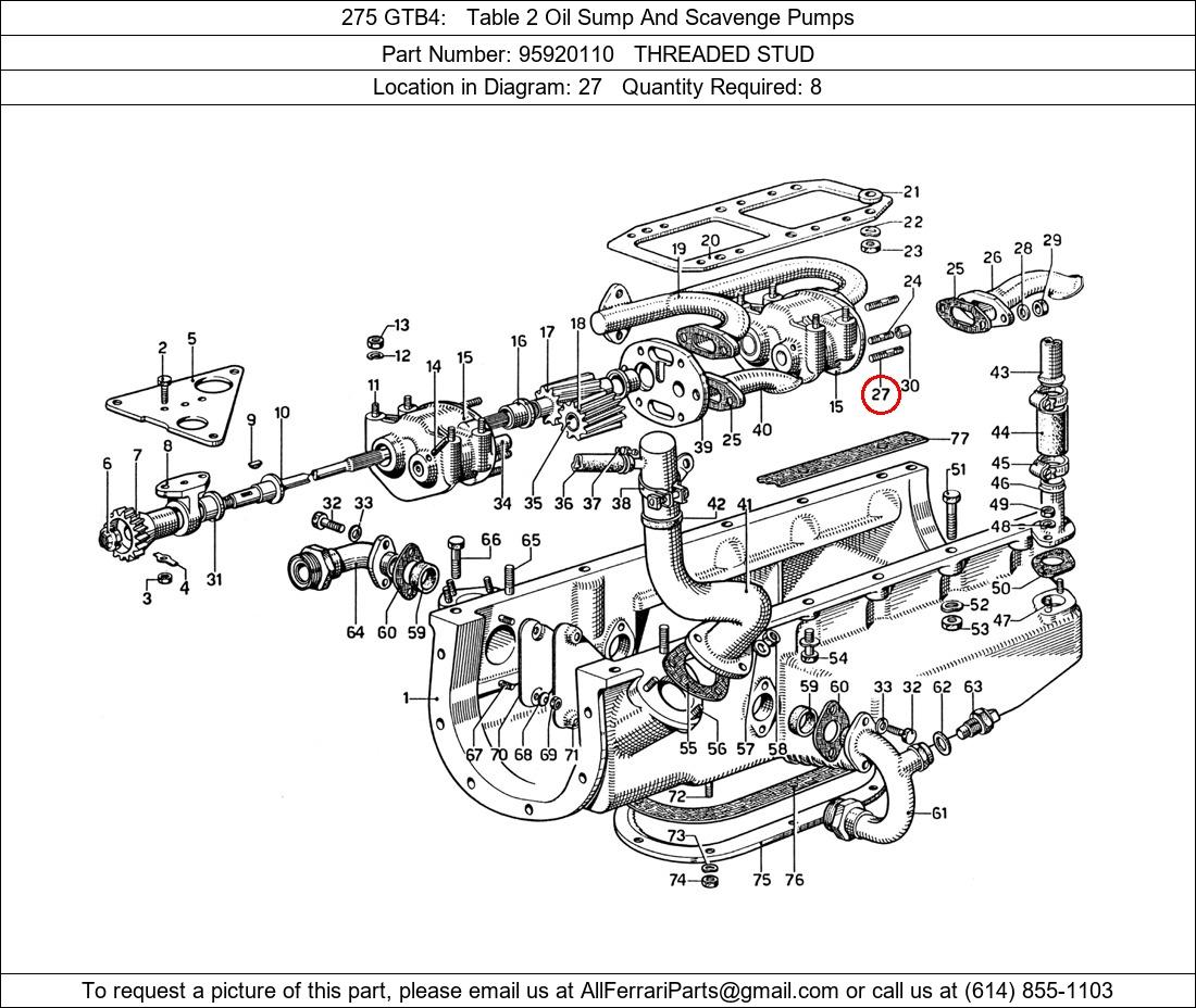 Ferrari Part 95920110