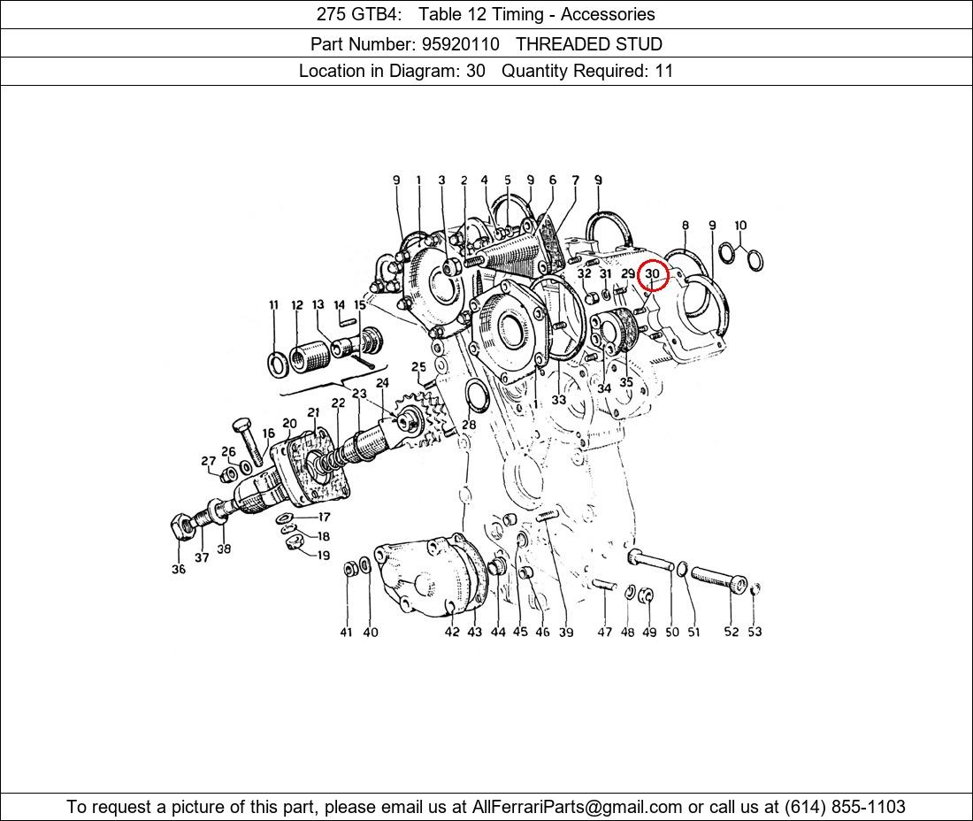 Ferrari Part 95920110