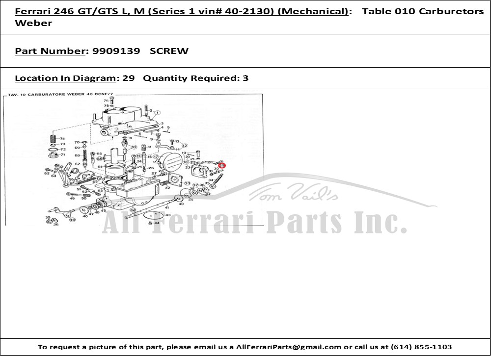 Ferrari Part 9909139