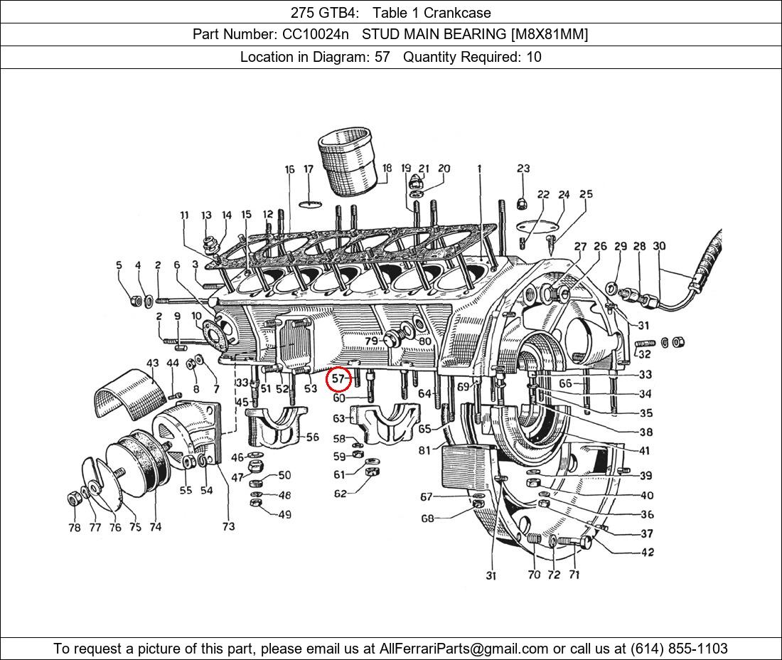 Ferrari Part CC10024n