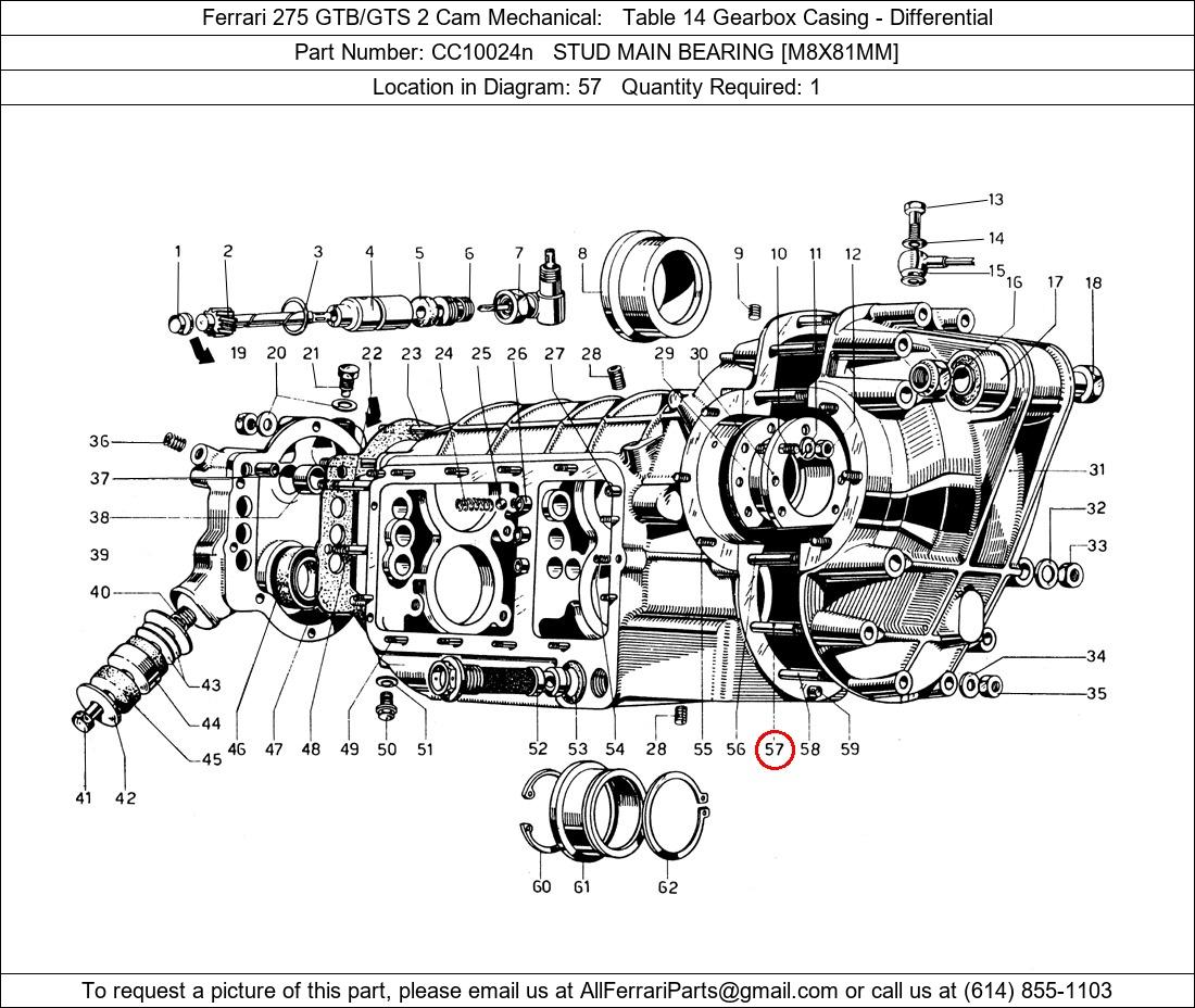 Ferrari Part CC10024n