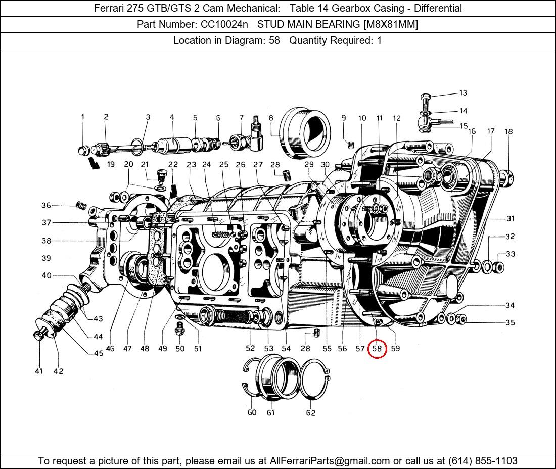 Ferrari Part CC10024n