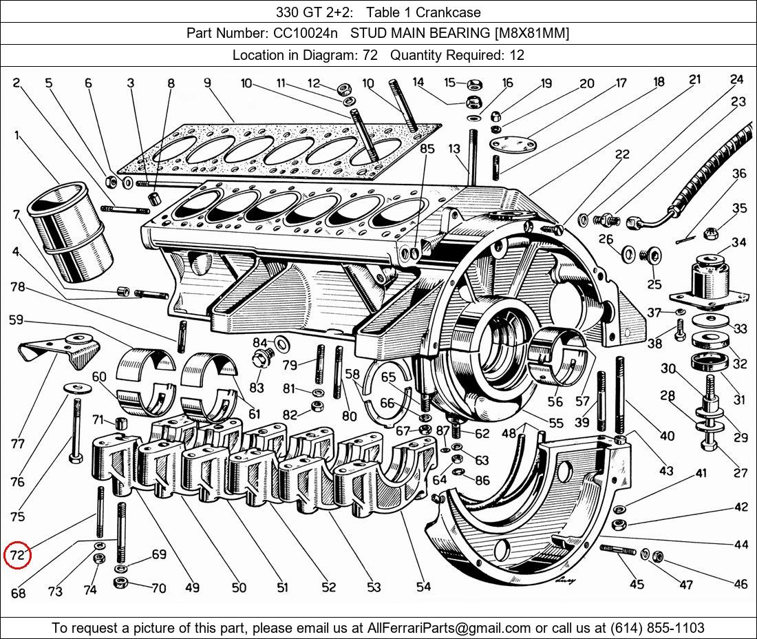 Ferrari Part CC10024n