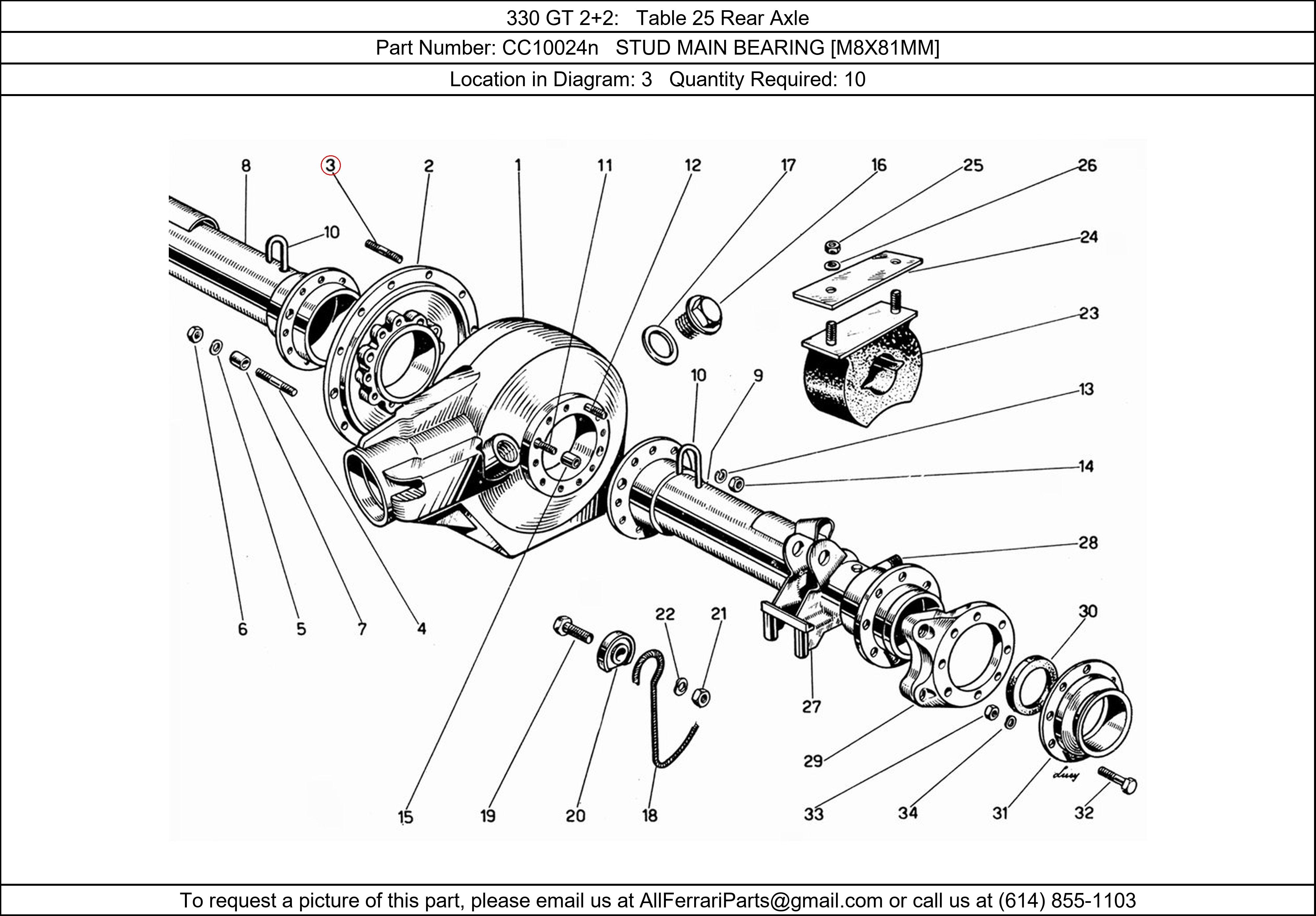 Ferrari Part CC10024n