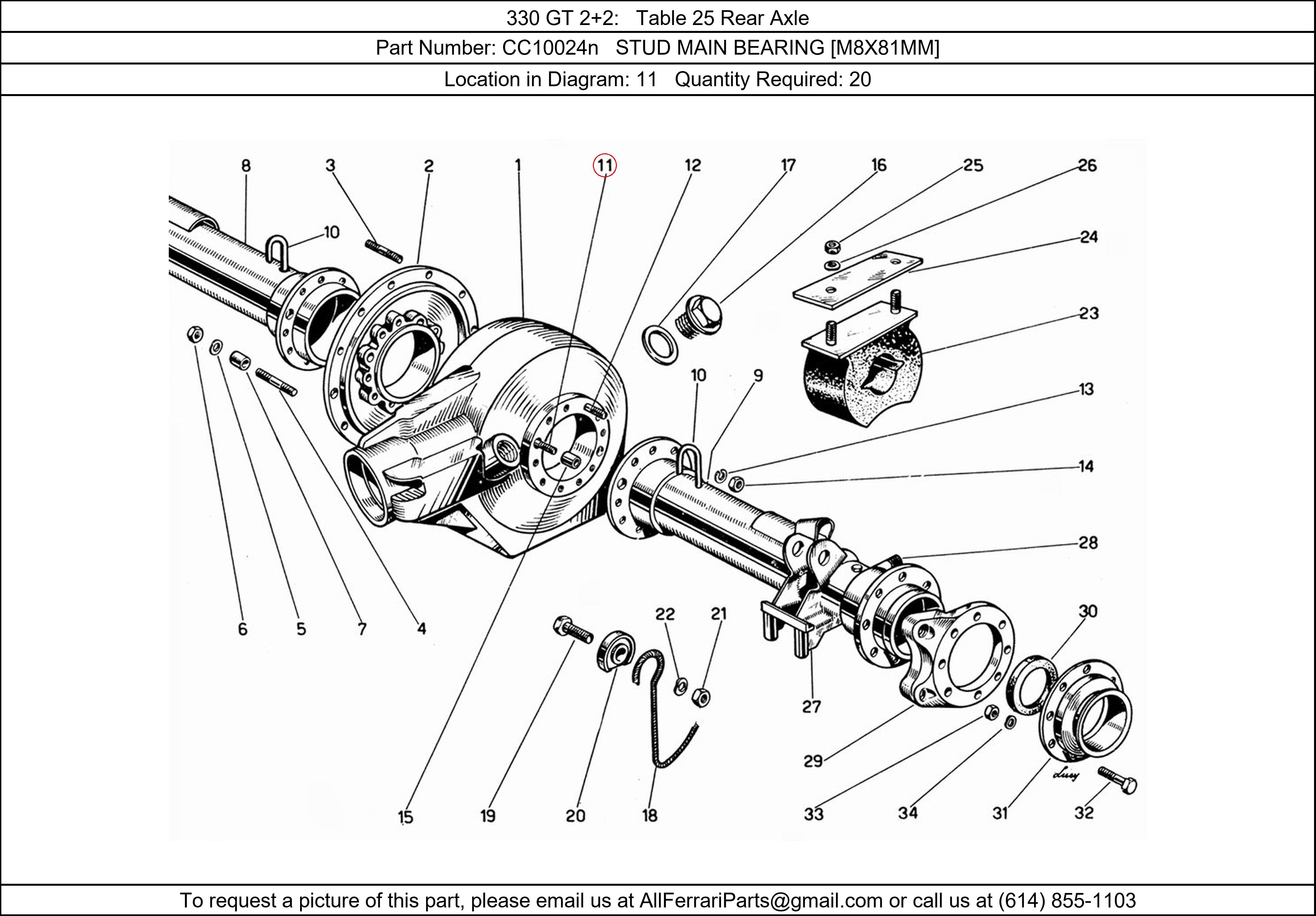 Ferrari Part CC10024n