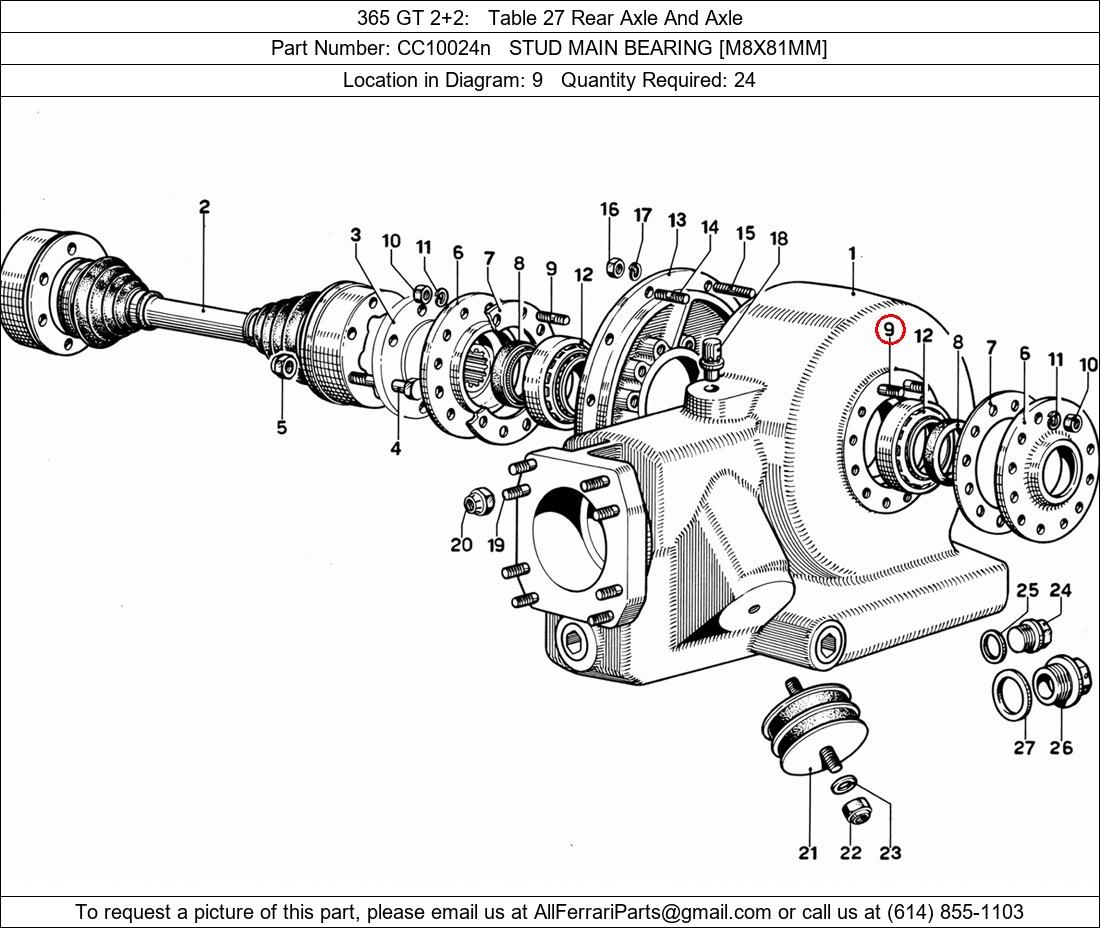 Ferrari Part CC10024n