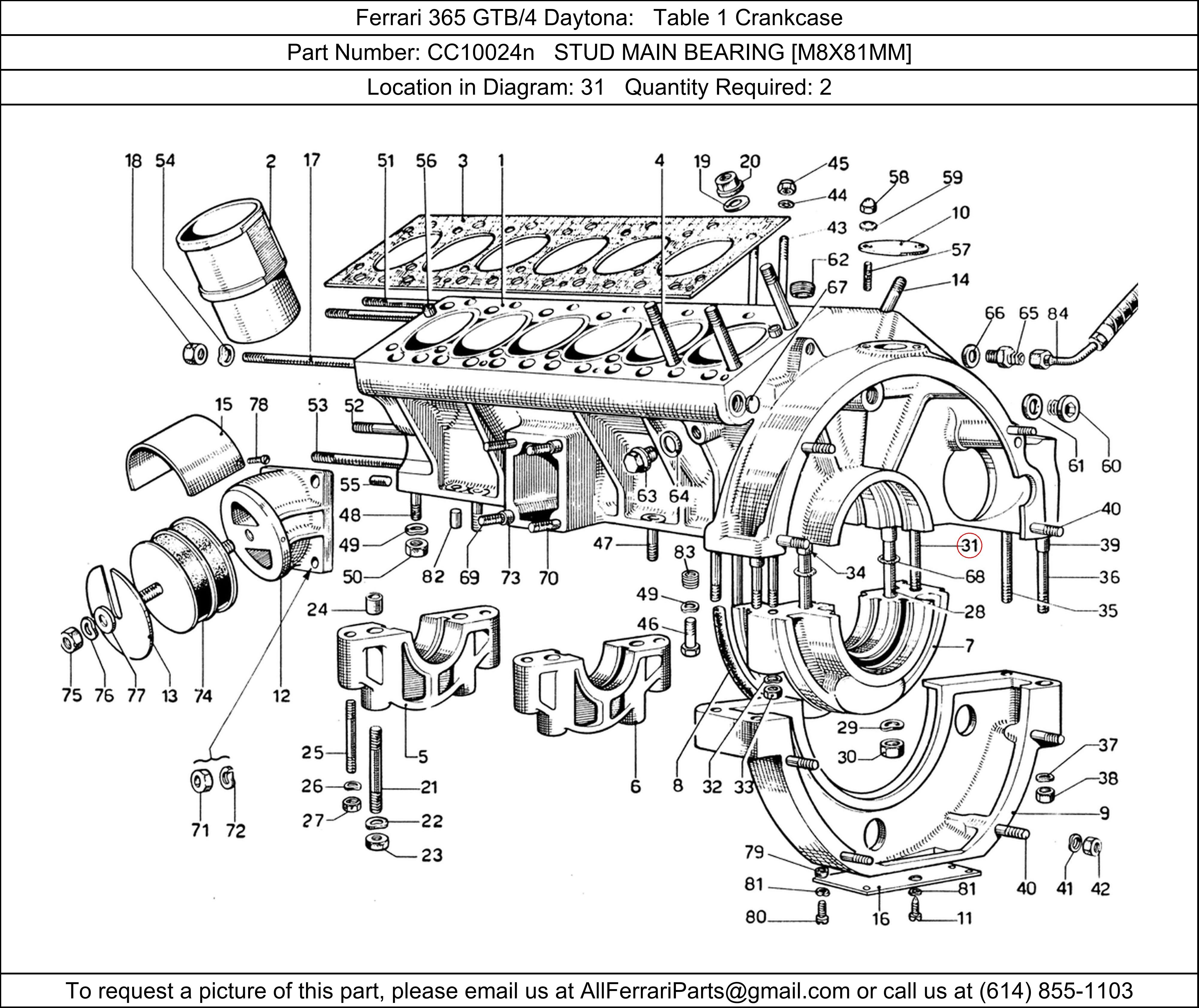 Ferrari Part CC10024n