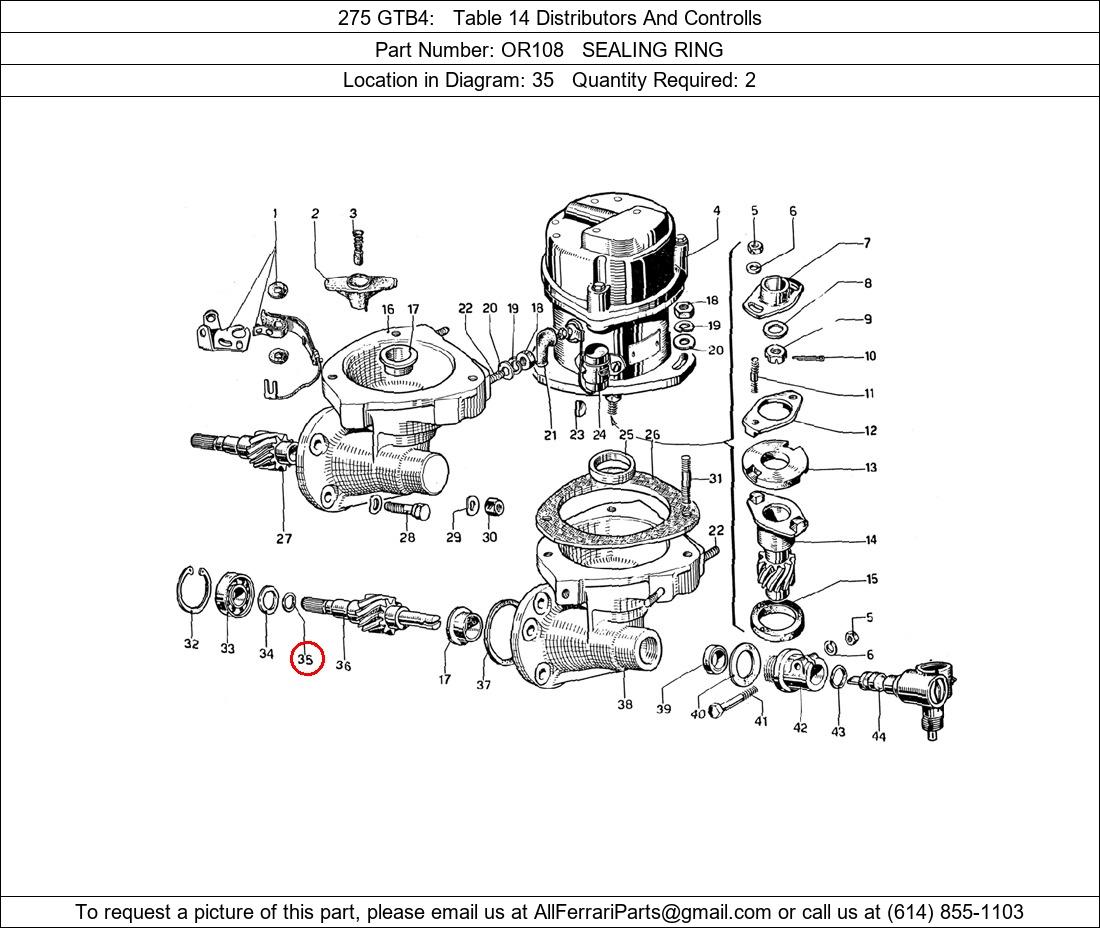 Ferrari Part OR108