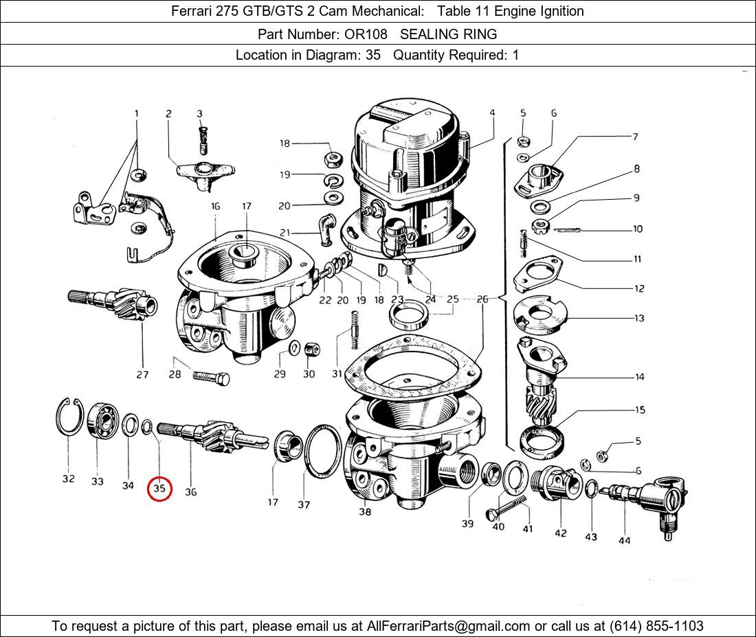 Ferrari Part OR108