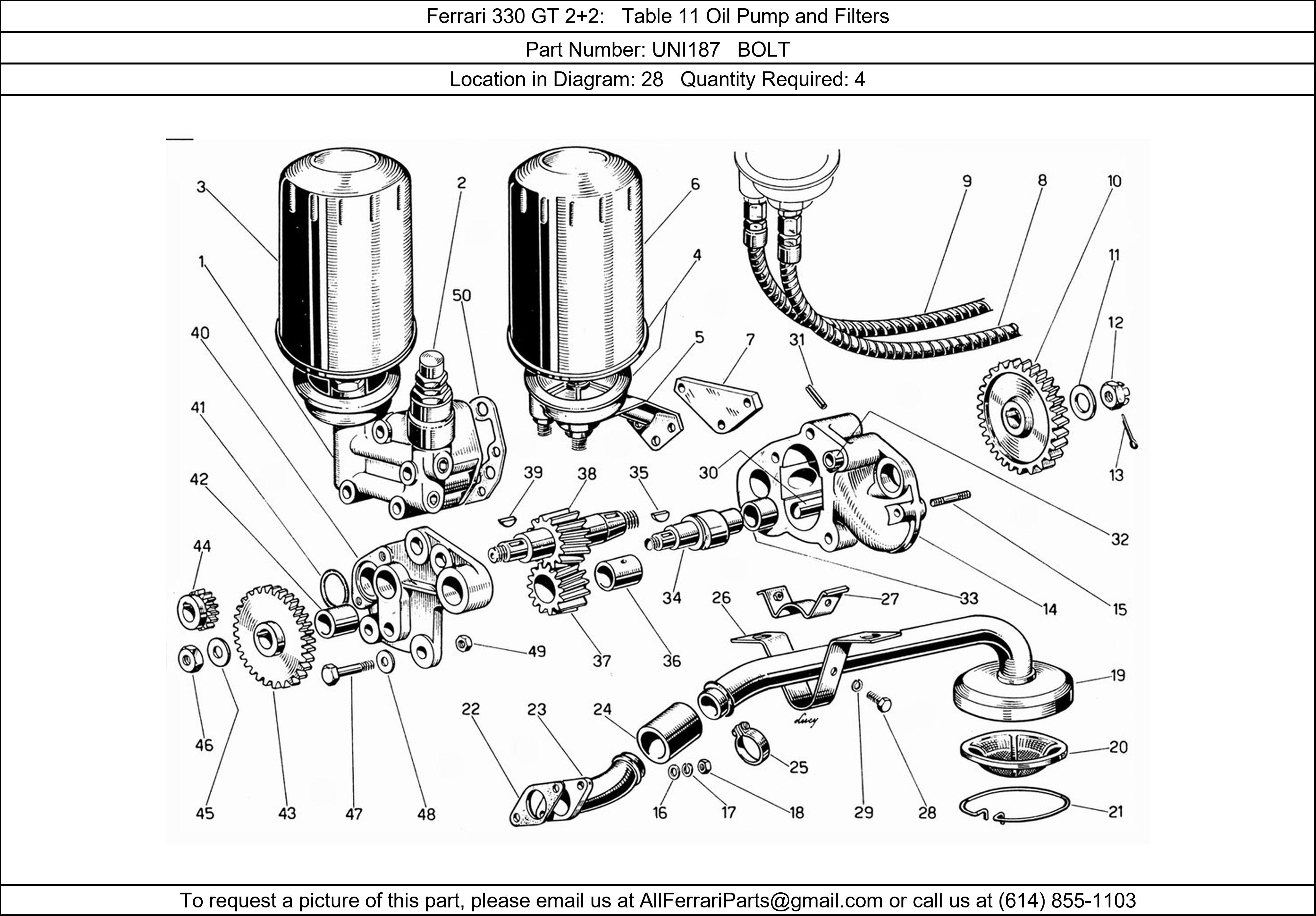 Ferrari Part UNI187