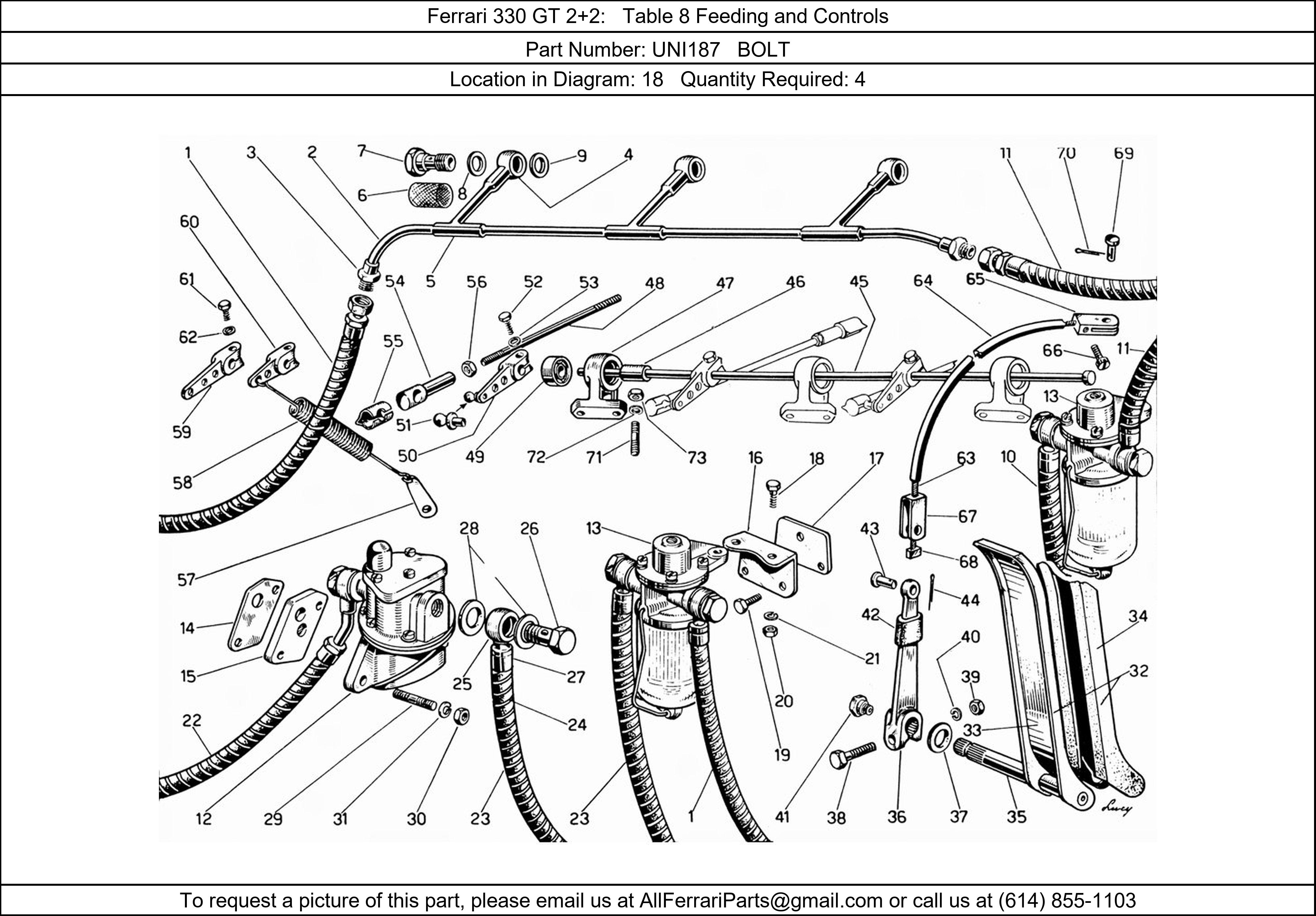 Ferrari Part UNI187