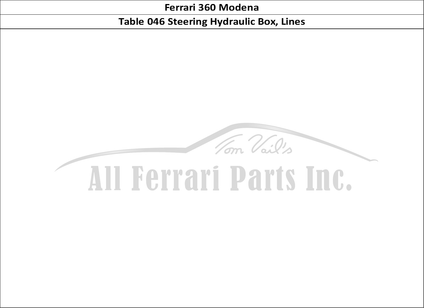 Ferrari Parts Ferrari 360 Modena Page 046 Hydraulic Steering Box an