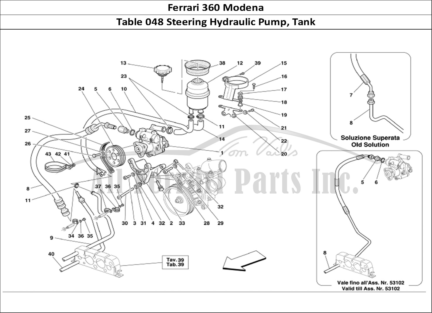 Ferrari Parts Ferrari 360 Modena Page 048 Hydraulic Steering Pump a
