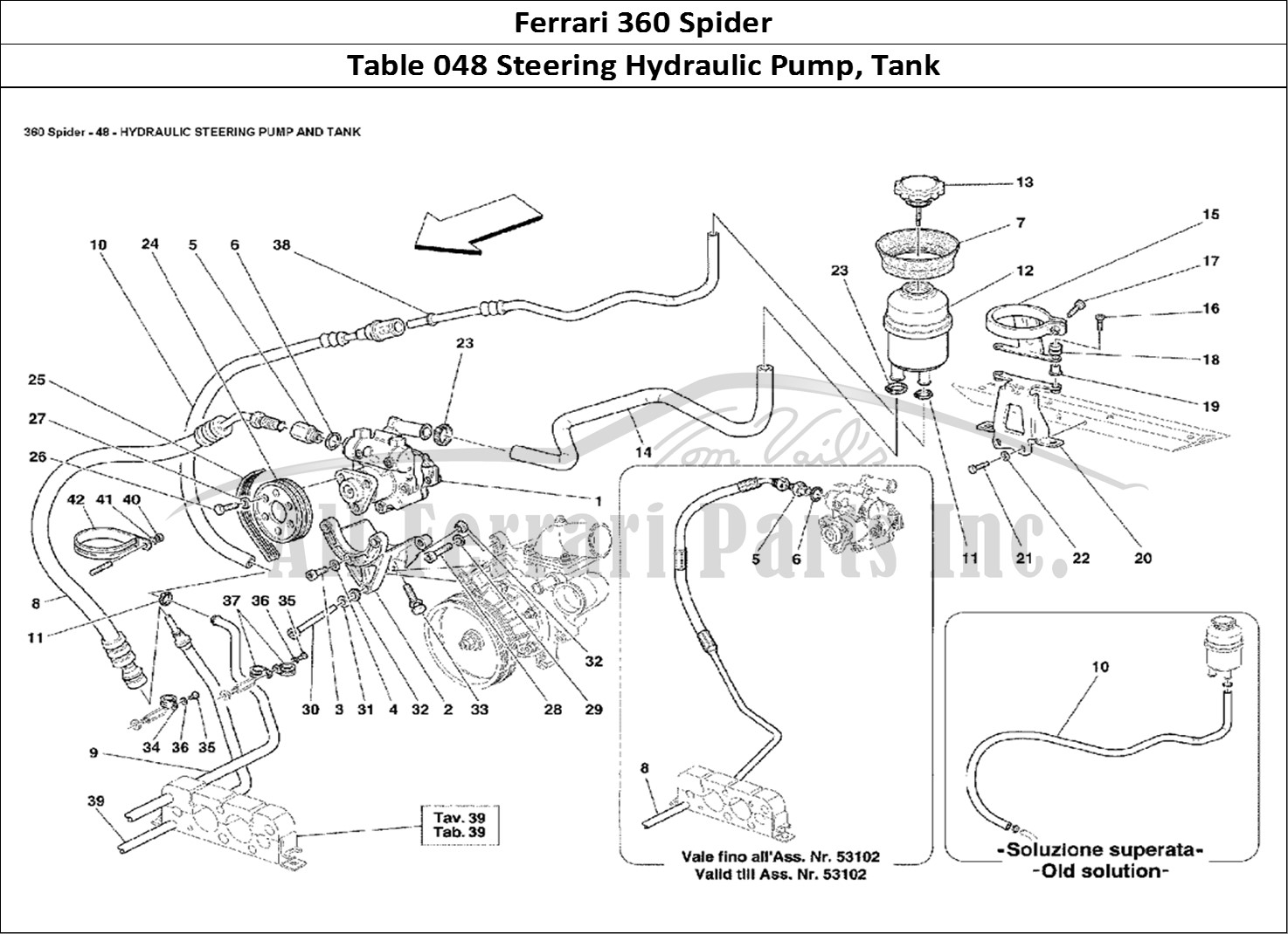 Ferrari Parts Ferrari 360 Spider Page 048 Hydraulic Steering Pump a
