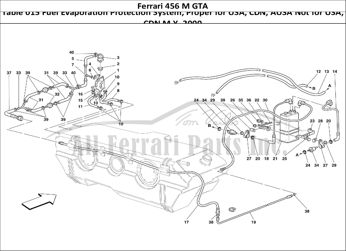 Ferrari Parts Ferrari 456 M GT Page 015 Antievaporation Device -V