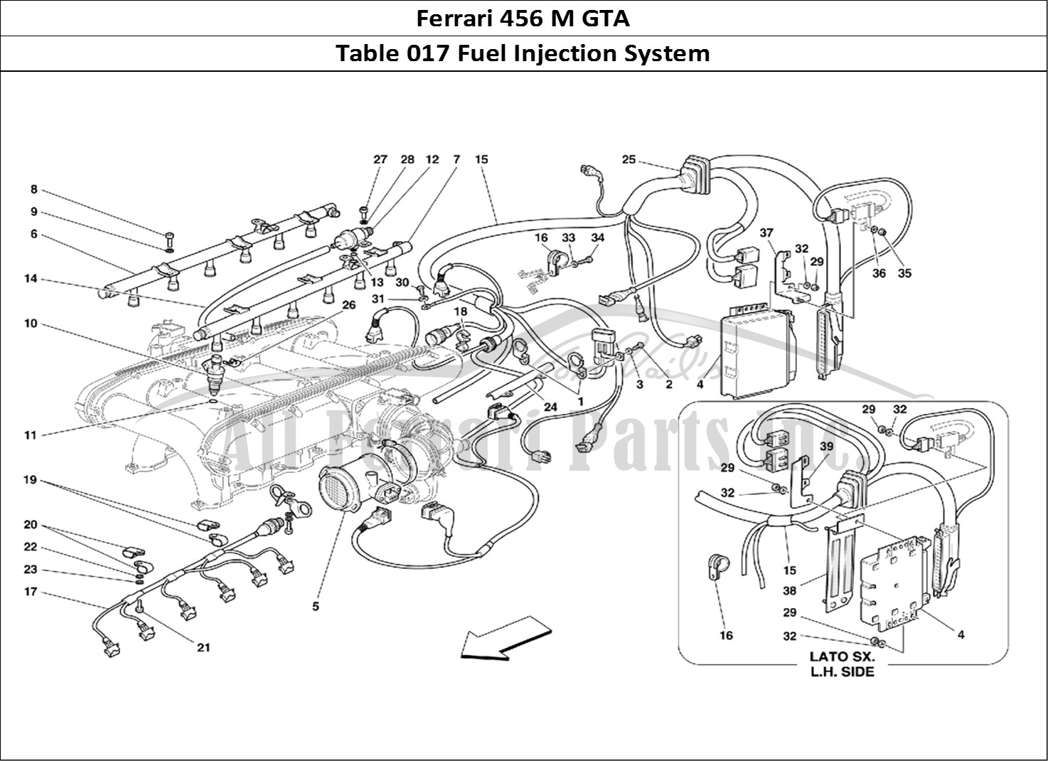 Ferrari Parts Ferrari 456 M GT Page 017 Injection Device