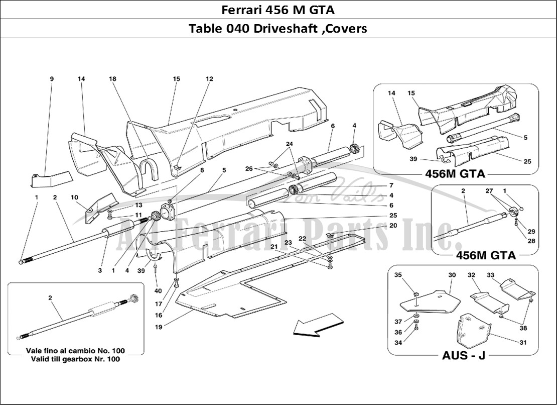 Ferrari Parts Ferrari 456 M GT Page 040 Engine Connection Tube -