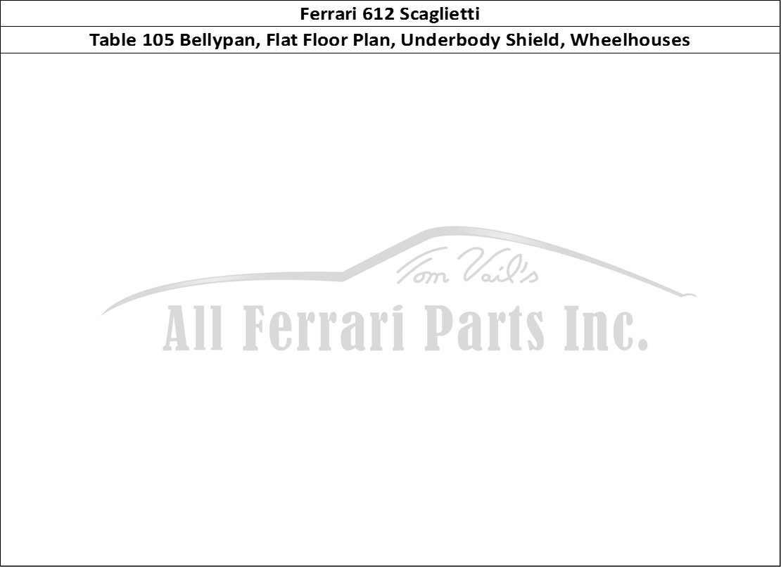 Ferrari Parts Ferrari 612 Scaglietti Page 105 Flat Floor Pan and Wheelh
