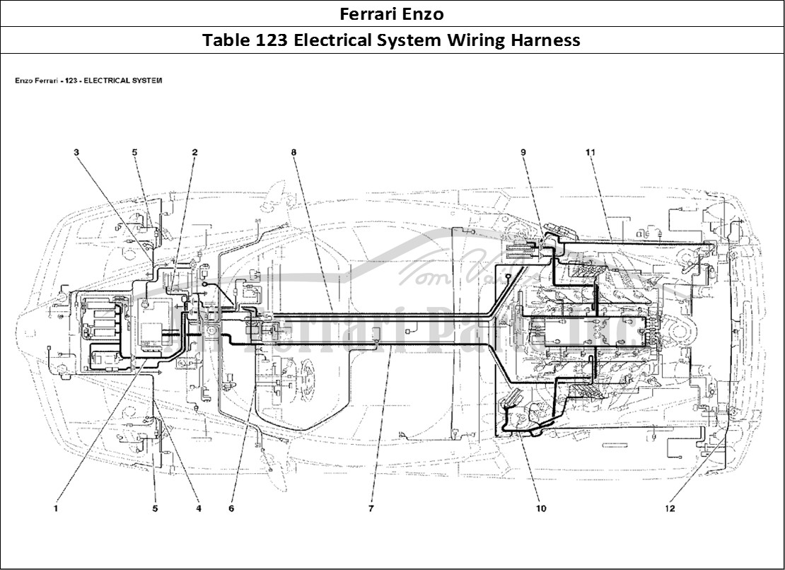 Ferrari Parts Ferrari Enzo Page 123 Electrical System