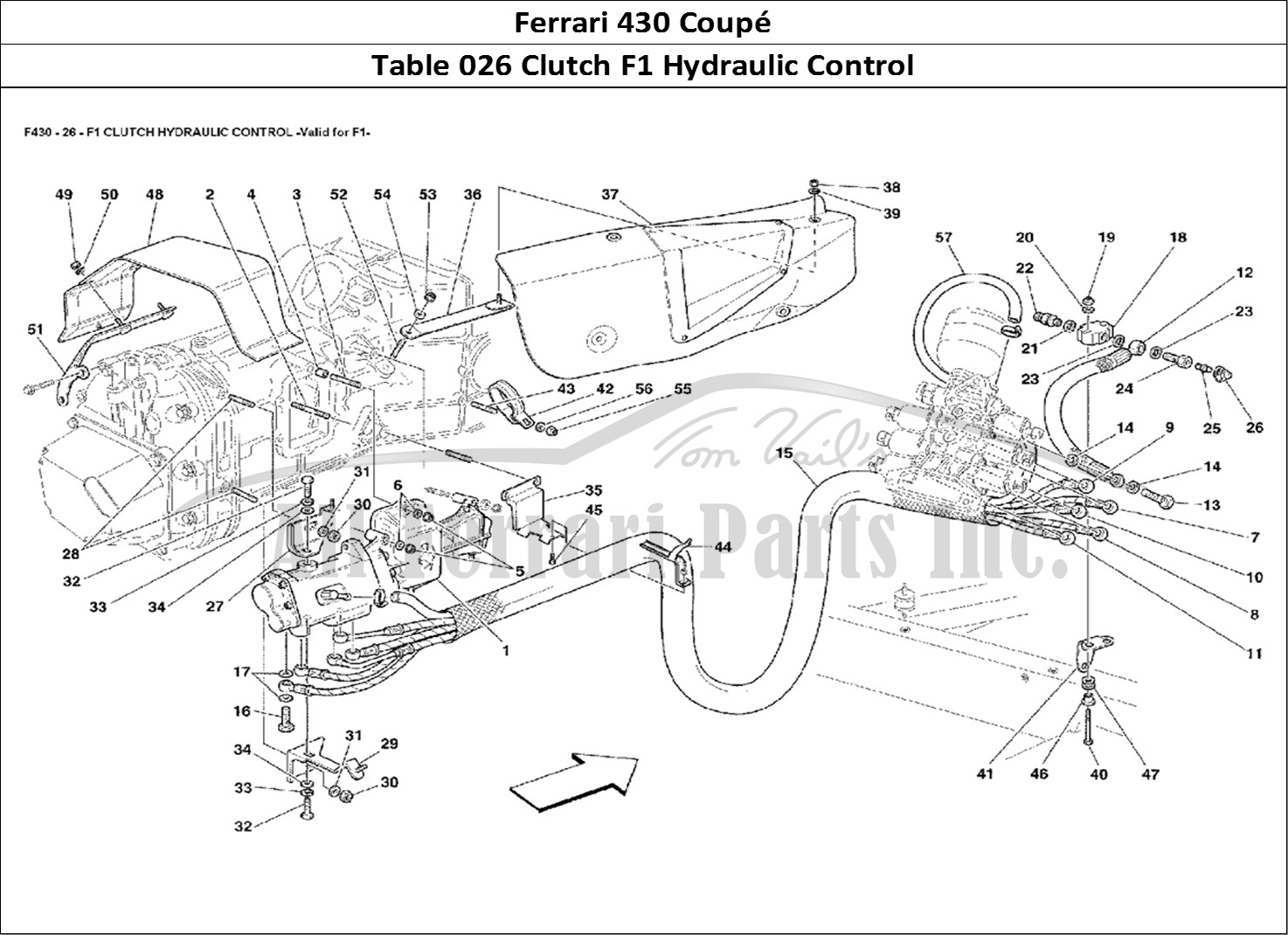 Ferrari Parts Ferrari 430 Coup Page 026 F1 Clutch Hydraulic Contr