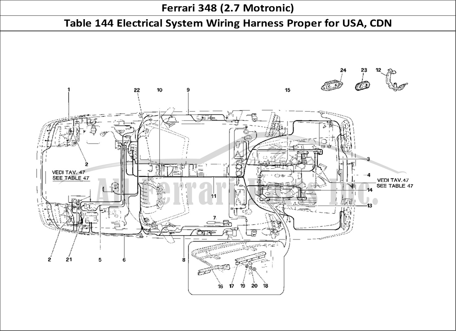 Ferrari Parts Ferrari 348 (2.7 Motronic) Page 144 Electrical System -Valid