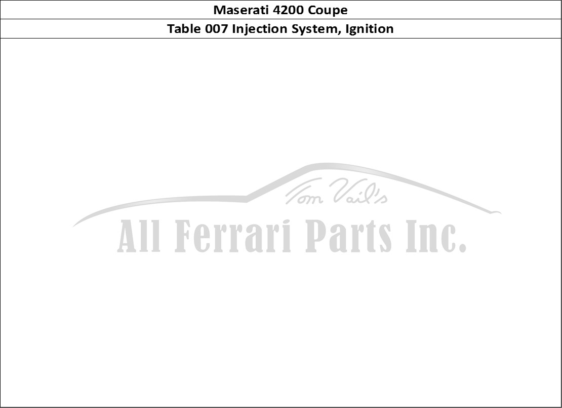 Ferrari Parts Maserati 4200 Coupe Page 007 Injection Device - Igniti