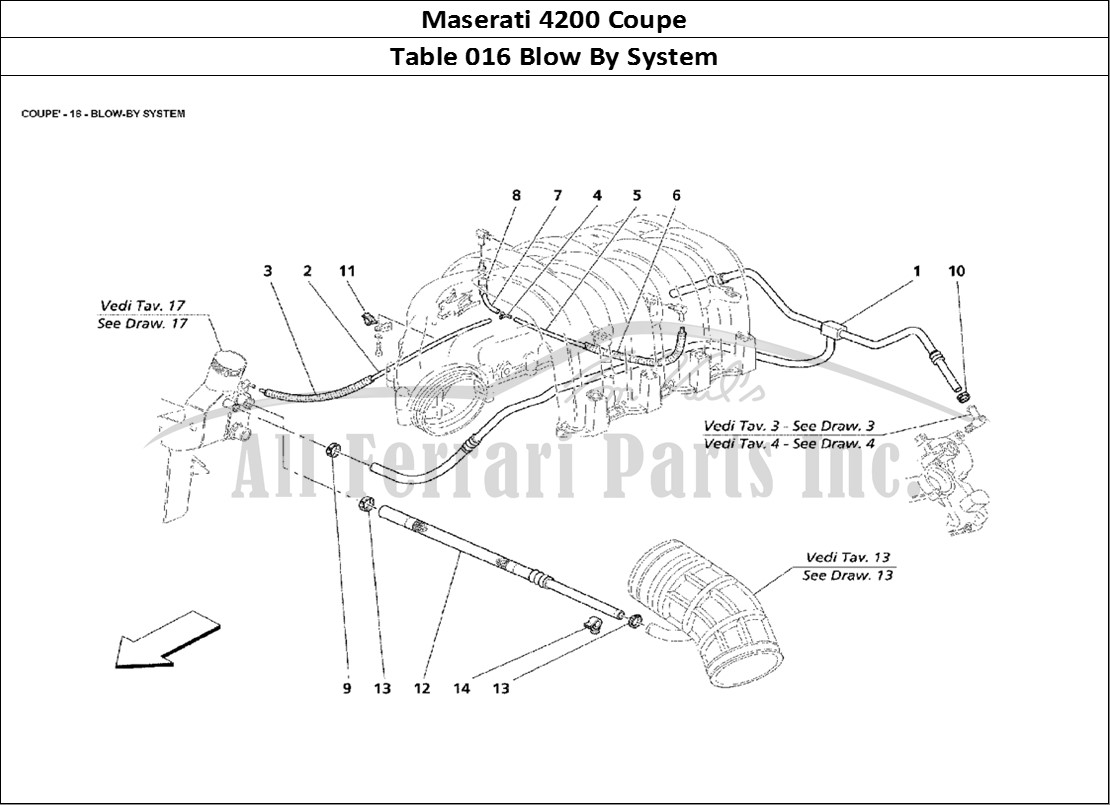 Ferrari Parts Maserati 4200 Coupe Page 016 Blow - By System