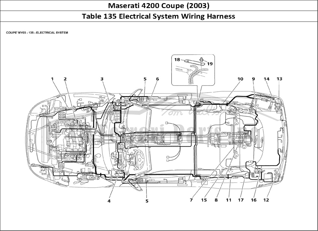 Ferrari Parts Maserati 4200 Coupe (2003) Page 135 Electrical System