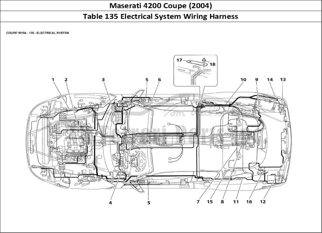 Ferrari Parts Maserati 4200 Coupe (2004) Page 135 Electrical System