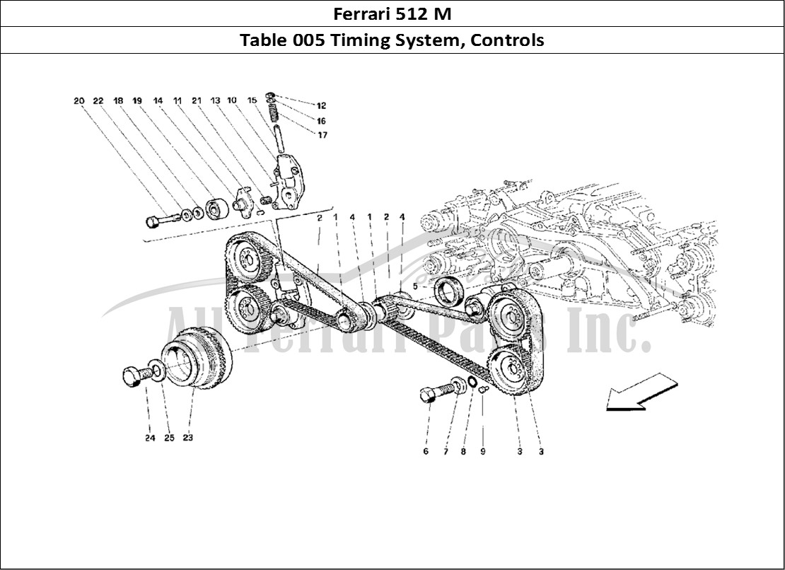 Ferrari Parts Ferrari 512 M Page 005 Timing System - Controls