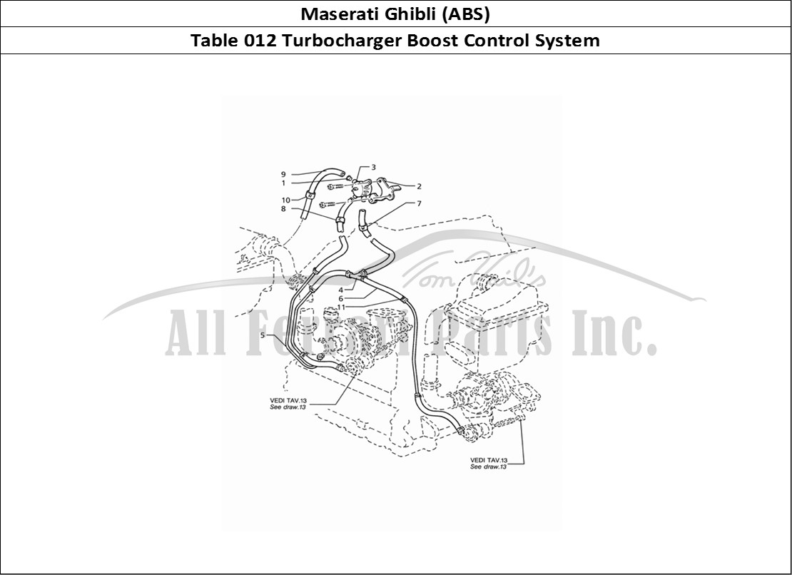 Ferrari Parts Maserati Ghibli 2.8 (ABS) Page 012 Boost Control System