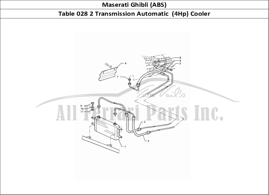 Ferrari Parts Maserati Ghibli 2.8 (ABS) Page 028 Automatic Transmission (4