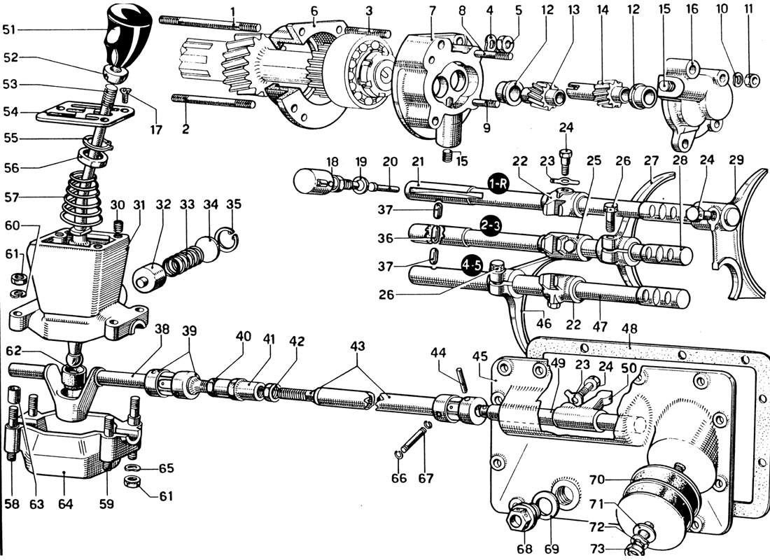 Ferrari Parts Ferrari 330 GTC Coup Page 019 Oil Pump and Controls