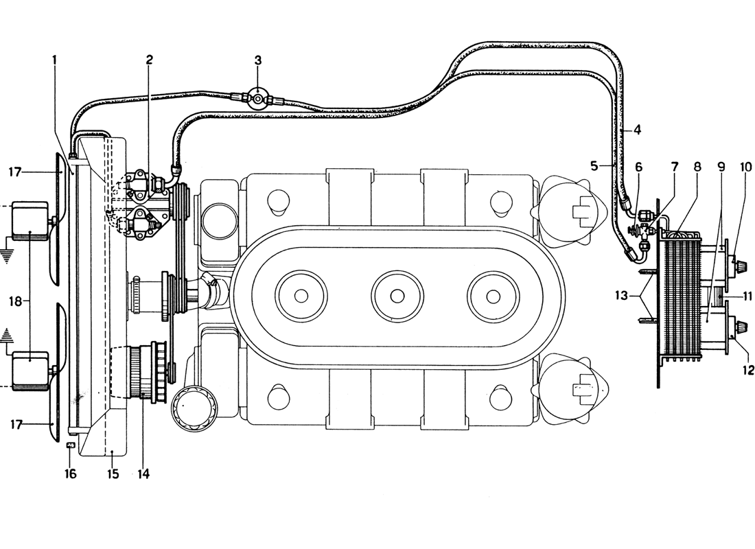 Ferrari Parts Ferrari 330 GTC Coup Page 039 Air Conditioning System -