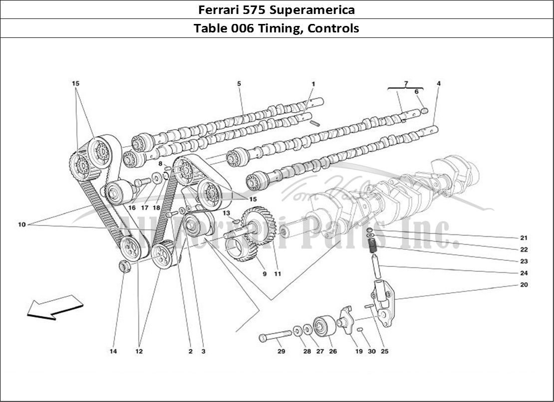 Ferrari Parts Ferrari 575 Superamerica Page 006 Timing - Controls