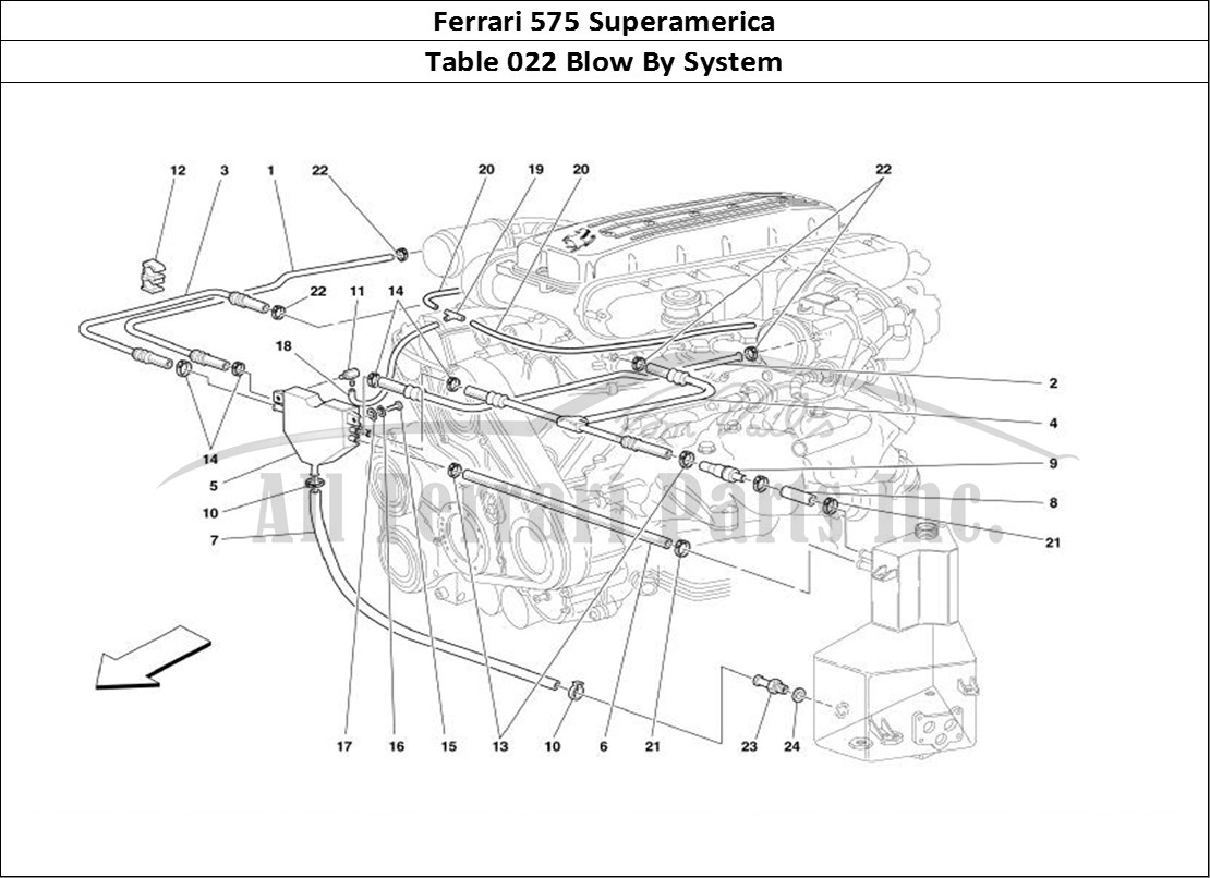 Ferrari Parts Ferrari 575 Superamerica Page 022 Blow - By System