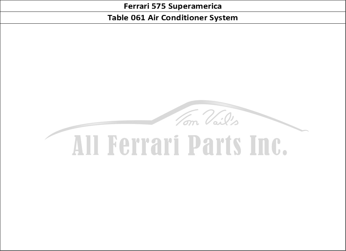 Ferrari Parts Ferrari 575 Superamerica Page 061 Air Conditioning System