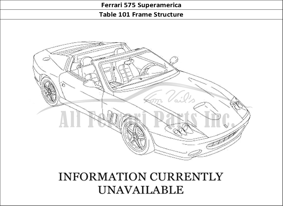 Ferrari Parts Ferrari 575 Superamerica Page 101 Frame and Structures