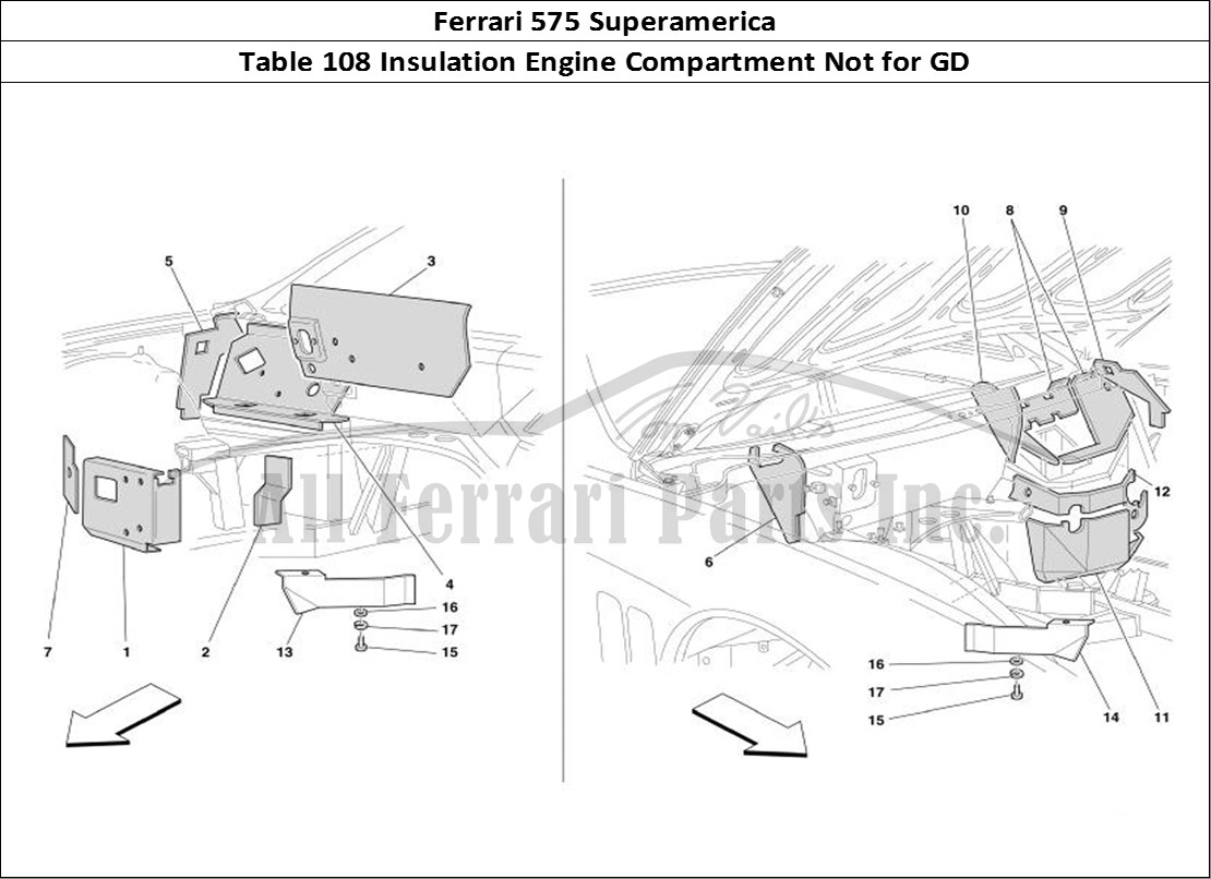 Ferrari Parts Ferrari 575 Superamerica Page 108 Engine Compartment Fire-P