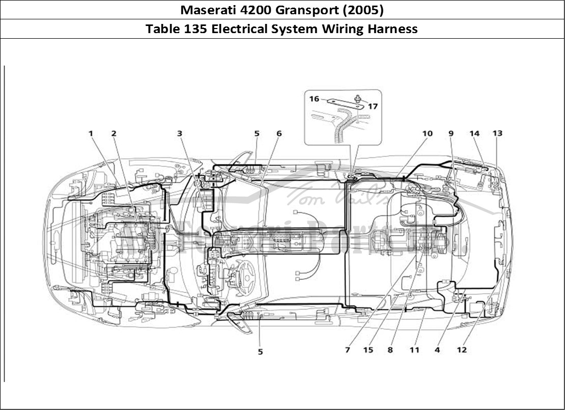 Ferrari Parts Maserati 4200 Gransport (2005) Page 135 Electrical System