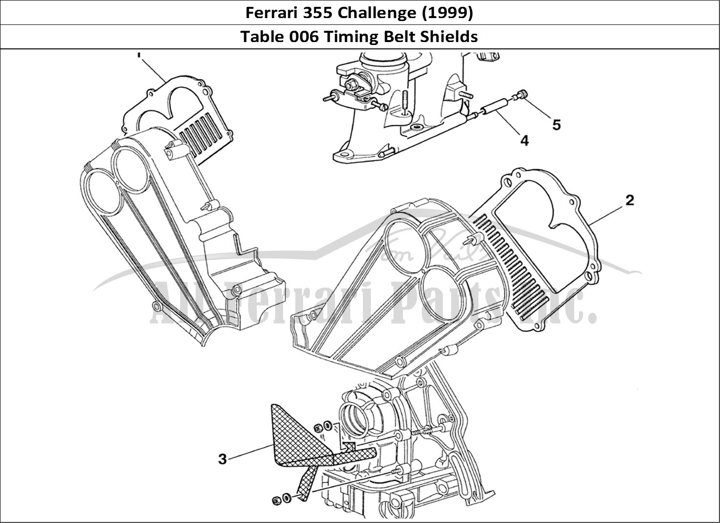Ferrari Parts Ferrari 355 Challenge (1999) Page 006 Belt Protections