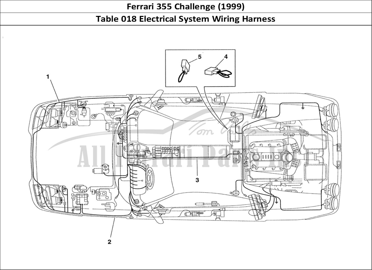 Ferrari Parts Ferrari 355 Challenge (1999) Page 018 Electrical System