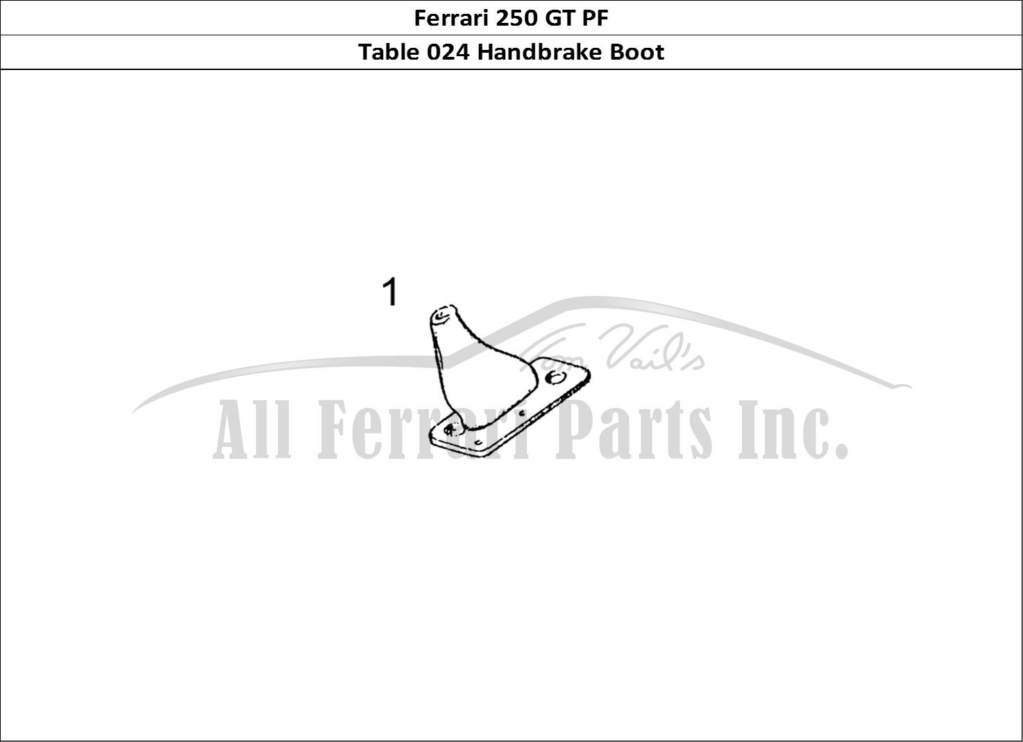Ferrari Parts Ferrari 250 GT (Coachwork) Page 024 Handbrake