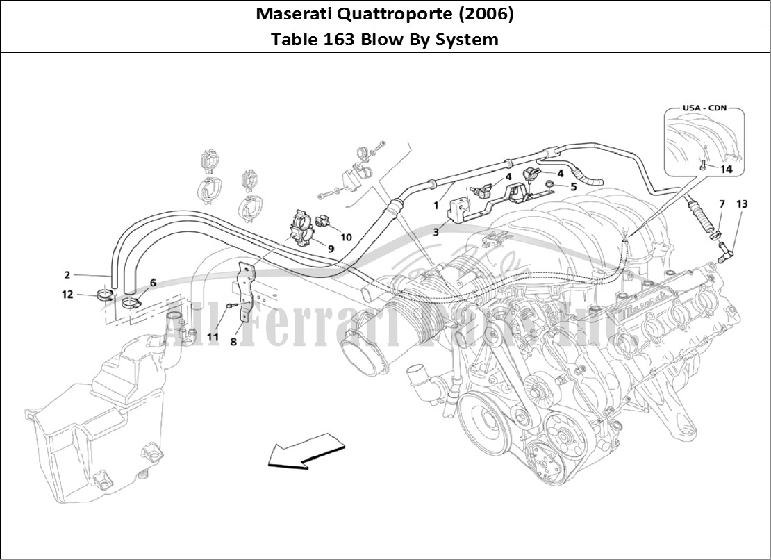 Ferrari Parts Maserati QTP. (2006) Page 163 Blow - By System